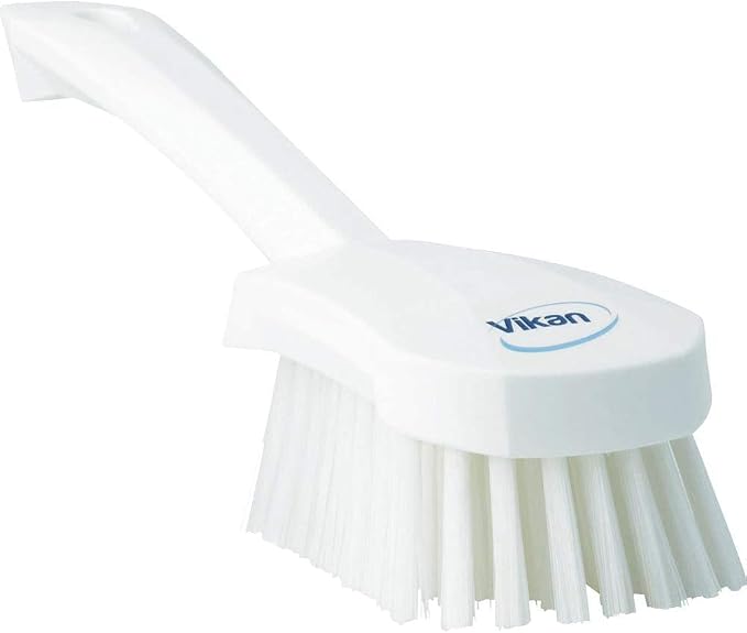 Vikan 41925 Brush,Washing,Stiff,10",PP/PBT,White