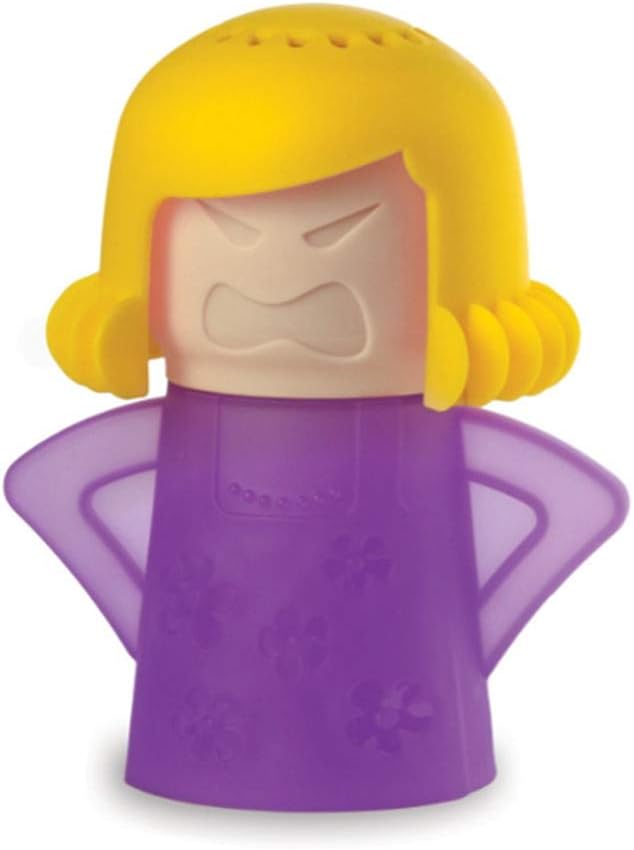 Microwave Oven Steam Angry Mama Cleaner Easily Cleans the Crud In Minutes Microwave Oven Steam Cleans With Vinegar and Water for Home Office Kitchens (Purple)