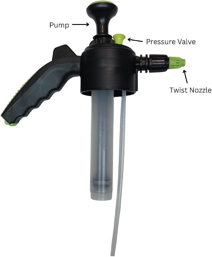 Quality Chemical Oven & Grill Cleaner & Pressure Sprayer (2 Liter Pressure Sprayer, Oven & Grill (128 Fl oz) & Pressure Sprayer)