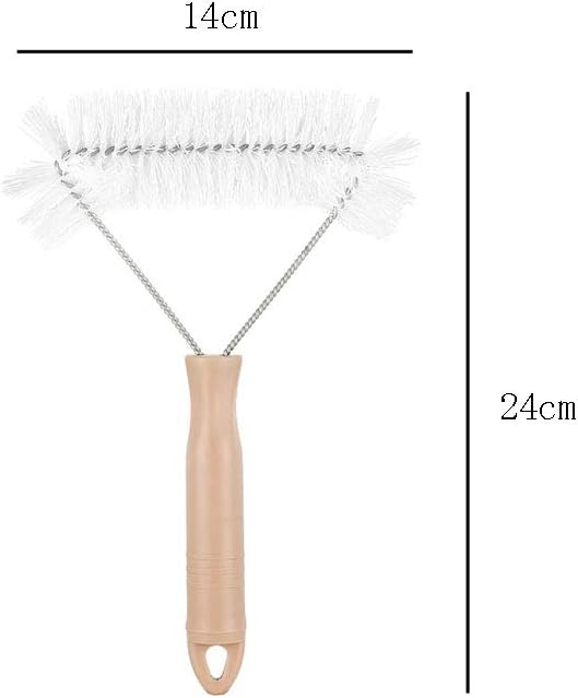 1 Piece Window Screen Cleaning Brush Screen Window Brush Screen Window Cleaning Brush Multifunction Removal Dust Brush Cleaner Brush Window Cleaner Tool, Beige