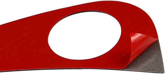 HIGH FLYING for Subaru WRX, WRX STI 2015-2021 Car Accessories Interior Center Console Key Entry Hole Sticker Decal Real Carbon Fiber 1pc