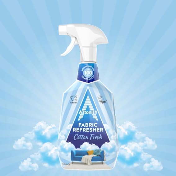 Astonish Fabric Refresher Spray for Curtains, Carpets & Upholstery, 750ml