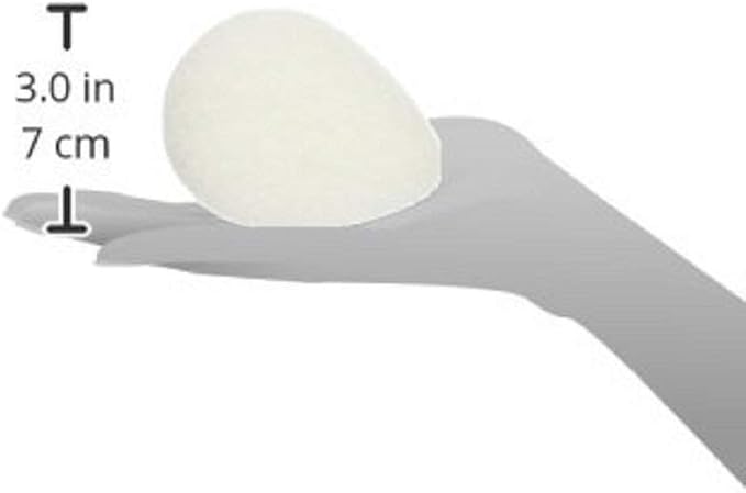 Buf-Puf Facial Sponge, Exfoliating | Dermatologist Developed | Reusable | White | Pack of 3