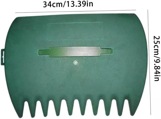 Clear and Collect Garden Rake, Leaf Rake Scoops Garden Cleaning Rubbish Leaf Collector Grabs with Leaf Claws for Weed Easy Picking Up