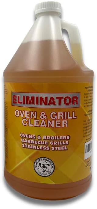 Quality Chemical Oven & Grill Cleaner - Heavy-Duty - Fast Acting & Easy to Use - Degreaser 128 oz (Pack of 1)