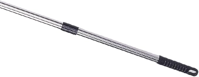 Haofy Stainless Steel Wire Scrub Brush 48.8 Inch Adjustable Handle for Tough Grime Removal with 45-Degree Angled Head Outdoor Tool for Patio Garage Deck (#11)