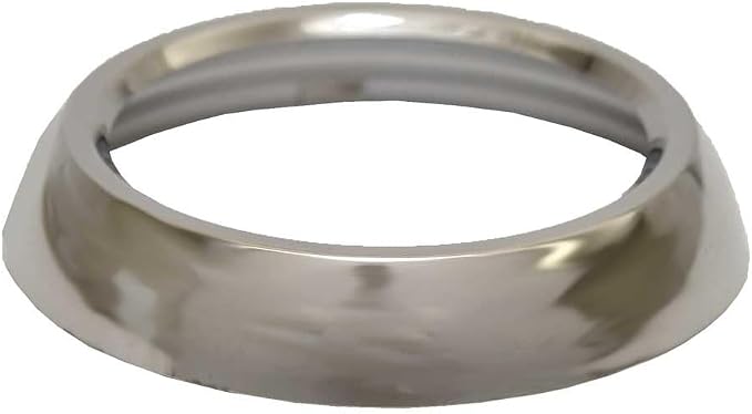Malibu Boat Blank Gauge Bezel 3729027 | 2 Inch Silver