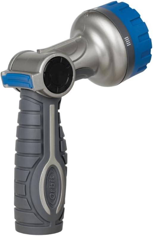Orbit Heavy Duty 6-Pattern Metal Thumb Control Nozzle