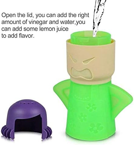 OIF Angry Mama Microwave Cleaner Angry Mom Microwave Oven Steam Cleaner Easily Cleans The Crud in Minutes. Steam Cleans with Vinegar and Water for Home or Office Kitchens-Green