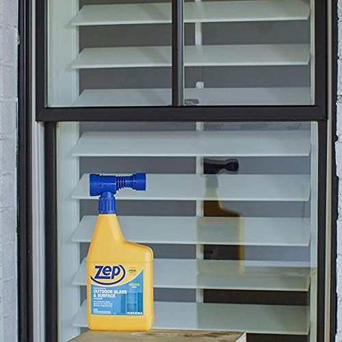 Zep Hose-End Outdoor Cleaner - U49910 - Great for Outdoor Glass and Surfaces - 32 Ounces (Pack of 2)