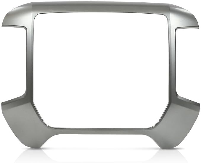 PIT66 Dash Bezel Panel Trim Fit Chevy Silverado GMC Sierra 2014-2020 | Dash Center Control Bezel Panel Fit Chevy Silverado GMC Sierra 1500 2014-2019/Fit Silverado Sierra 2500HD 3500HD 2014-2020