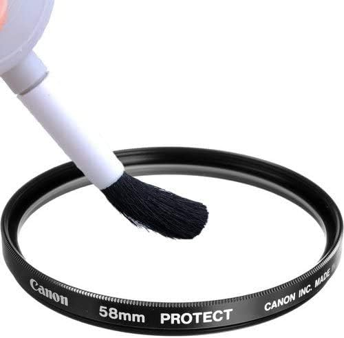 Dust Cleaner Kit Strong Cleaning Air Blower + Soft Brush Blower for Camera & Camcorder, Lens, LCD Screens, etc + Microfiber Cloth