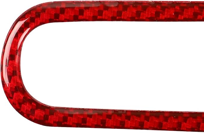 Real Carbon Fiber Trim for Ford Mustang Accessories | for 2009 2010 2011 2012 2013 2014 Door Side Air Vent Outlet Interior Thick Overlay Decal