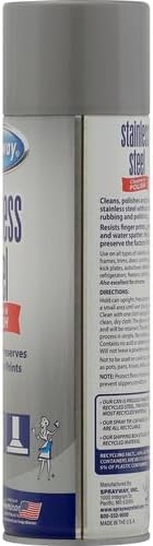 Sprayway Water-Based Stainless Steel Cleaner, 15 Fl Oz (Pack of 1)
