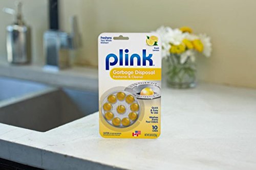 Plink PLM01B Garbage Disposal Freshener and Cleaner 4-Pack with Plink PDF01B Fizzy Drain Freshener and Cleaner Tabs