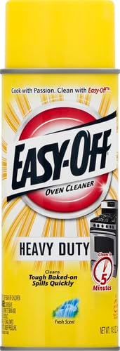 Easy Off Heavy Duty Oven Cleaner Foam, Removes Grease & Burned-On Food, For Ovens, Grill Grates & More 14.5oz (2-count)