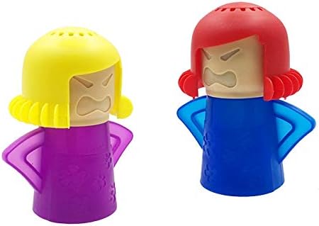 OIF Angry Mama Microwave Cleaner Angry Mom Microwave Oven Steam Cleaner Easily Cleans the Crud In Minutes. Steam Cleans With Vinegar and Water for Home or Office Kitchens-Purple