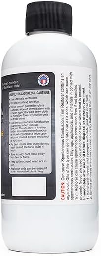 Solution Finish - Fusion Grey Trim Restorer - Restores Faded Grey Plastic Exterior Trim to Like-New Finish - No-Wet Matte Finish, Silicone-Free - 12 oz
