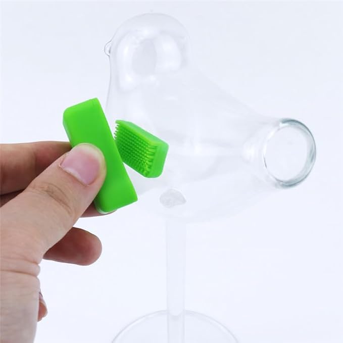 Green Piece® Magnetic Glass Cleaner Kit –2 Bottles of 16 oz Glass Cleaner with Green Magnet Scrubber for Easy Grime and Tar Removal Eco-Friendly Solution for Glass, Ceramic Metal Surfaces