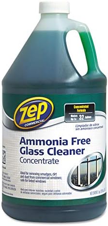 Zep Commercial Glass Cleaner Concentrate - Concentrate Liquid Solution, Green - 1 gal (128 fl oz)