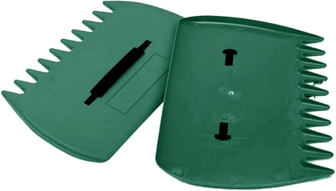 Garden Rakes,Leaf Rake Scoops Garden Cleaning Rubbish Leaf Collector Grabs with Leaf Claws for Weed Easy Picking Up