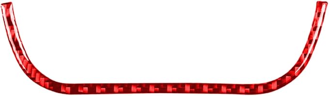Trim Armrest Box Fit for Dodge Charger/Chrysler 300 2011-2023 | Real Carbon Fiber | Accessories | Trim Armrest Box Trim Stickers | Anti-scratch | Self-adhesive | Red