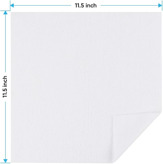 HOMEXCEL White Microfiber Cleaning Cloths 100 Pack, Reusable Cleaning Rags Shop Towels - Bulk Multipurpose Microfiber Towels, Lint Free Cleaning Towels for Car, House & Kitchen, 11.5 x 11.5 inch