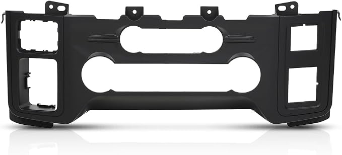 PIT66 Center Console Dash Trim Bezel Fit Ford F150 2021-2023, Black | A/C Heater Climate Control Dashboard Trim Replacement, Fits Ford F150 2021-2023, Center Console Panel, Easy Install