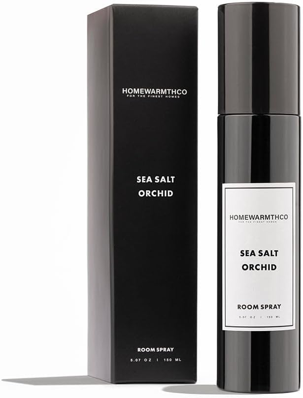 Ocean Mist & Sea Salt Room Spray–5.07 oz (150 ml) Scented Air Freshener Odor Eliminator Spray for Home,Office & Linen–Long-Lasting Linen Spray for Bedding,Pillows & Fabrics–Luxurious Home Fragrance