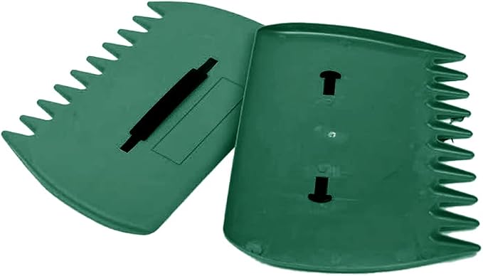 Clear and Collect Garden Rake, Leaf Rake Scoops Garden Cleaning Rubbish Leaf Collector Grabs with Leaf Claws for Weed Easy Picking Up