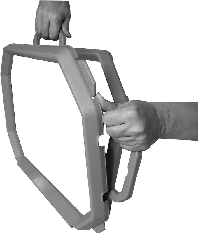 Set of 2 multipurpose portable grocery & trash bag opener. Home & outdoor trash management: use for yard work, picnics, cleanup events, craft rooms, laundry rooms