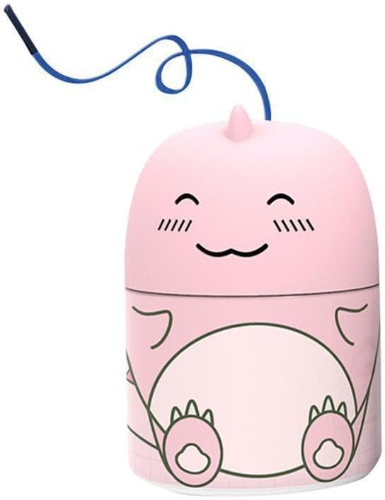 Toilet Bowl Cleaner Bottle Toilet Cleaning Tank Cleaner Pink Cute Dinosaur The Works Tank Bowl Cleaner Easy to Use Leaving Looking Fresh Decorative Household Bathroom Cleaning Supplies-Peach Scent
