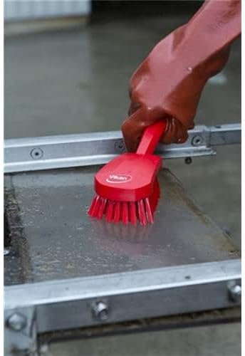 Vikan 41929 Brush,Washing,Stiff,10",PP/PBT,Black