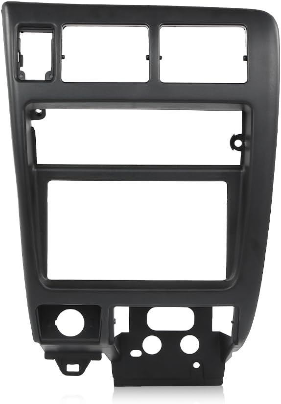 PIT66 Center Radio Dash Bezel Compatible with Toyota Tacoma 1998-2004 | Climate Control Dashboard Cover, Instrument Panel, Black, Interior Accessory, Easy Installation, Fit Toyota Tacoma 1998-2004