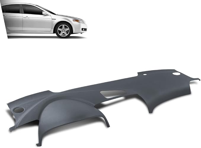 G-PLUS TPE Dash Board Cover Light Dashboard Cap Compatible with Acura TL 2004 2005 2006 2007 2008 Grey