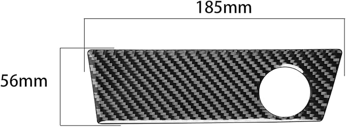 Real Carbon Fiber Trim for Audi Accessories | for B9 A4 S4 A5 S5 2020-2025 / RS5 2021-2025 Cigarette Lighter Panel Interior Thick Overlay Decal