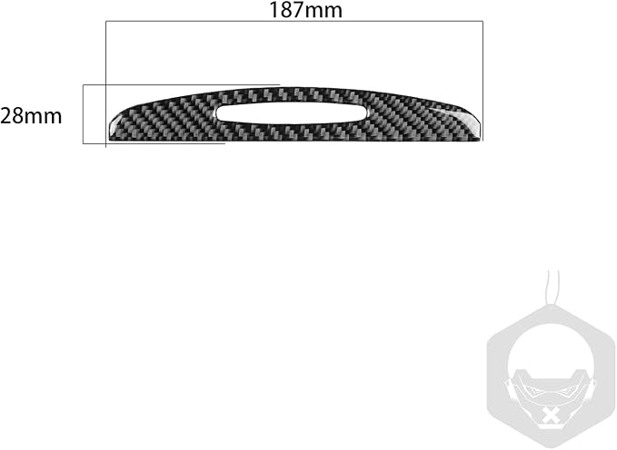Real Carbon Fiber Trim for Dodge Charger Chrysler 300 Accessories | for Charger 2011+ Chrysler 300 2011-2023 Cup Holder Lid Push Handle Sticker Interior Thick Overlay Decal