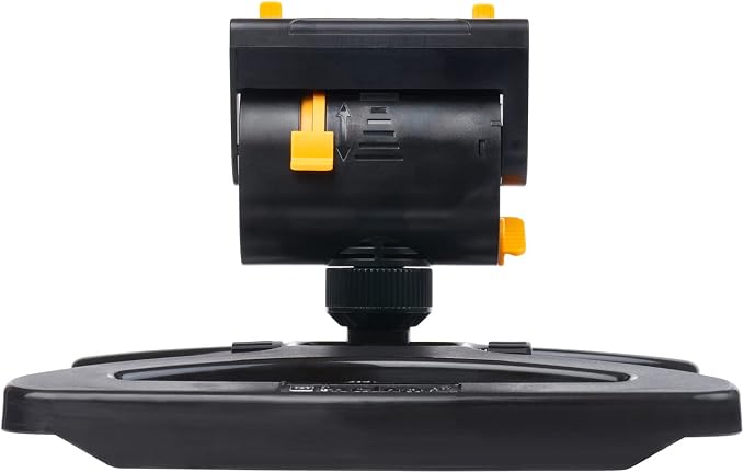 Melnor 65131AMZ MiniMax Turbo Oscillator Sprinkler, 4000 sq. ft., 4-Way Adjustable, Quick Connect Bundle, Black, Yellow (Pack of 12)