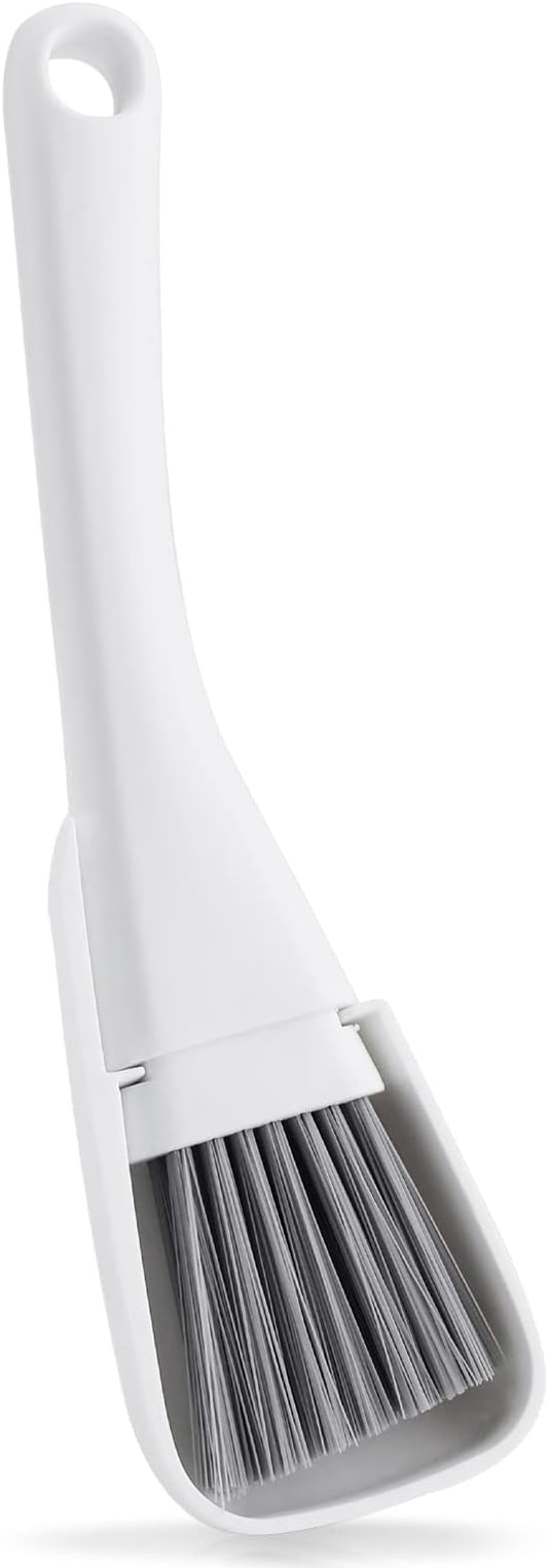 TIESOME Mini Dustpan and Brush Set, Mini Cleaning Tool Small Broom and Dustpan Mini Dust Pans with Brush Nesting Tiny Cleaning Broom Small Bristles Brush for Desktop Computer Keyboard Car Window