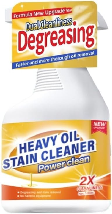 Kitchen Heavy Oil Cleaner Spray,100ML All Purpose Kitchens Heavy Oil Cleaning Agent, Grease Remover, , Multipurpose Kitchen Cleaner Spray for Countertops,stovetop , Ovens and Appliances (500ML-XL 1PC)