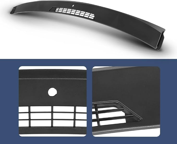 DOTCOM Upper Dash Defrost Vent Panel Fit Chevy Impala 2006-2016 Black | Sensor Hole, 10388101, 25808816, 15828633, 15884654, 15773563, 22761772