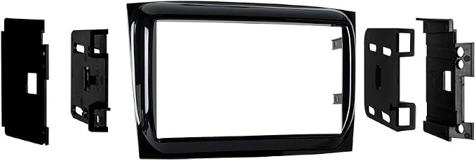 Metra 95-6531HG 2015- Ram Promaster City Vehicles Double-DIN Radio Dash Kit (High Gloss Black) | Precision-molded ABS trim panel, factory-style finish, secure head unit install, gap-free OEM look, van stereo upgrade