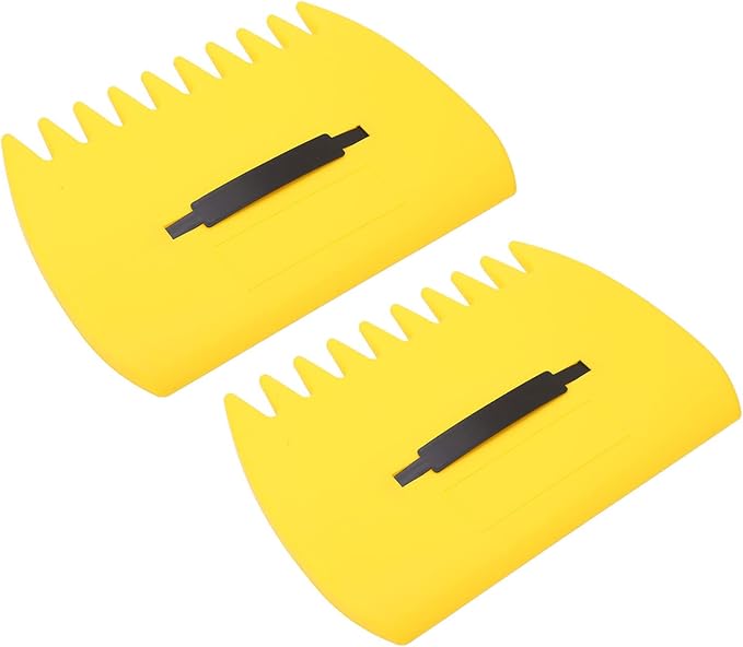 Leaf Grabber Rake Claws Efficient Debris Cleaning Portable Tool for Outdoor Cleaning Yellow 2PCS