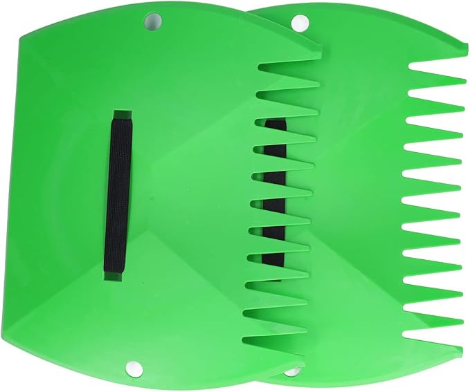 FLEXMAN 1Pair Hand Rakes Leaf Scoops, 36 X 29cm Falling Leaves Cleaning Clip, Plastic Leaf Grabber Set Leaf Scoop Lawn Remove Fallen Collection Tool for Packing Leaves, Grass