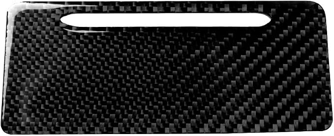 Real Carbon Fiber Trim for Audi Accessories | for B9 A4 S4 A5 S5 2020-2025 / RS5 2021-2025 Rear Cigarette Lighter Panel Interior Thick Overlay Decal