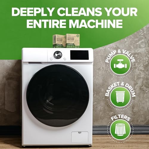 Renuv® Washing Machine + Dishwasher + Garbage Disposal Cleaner Bundle