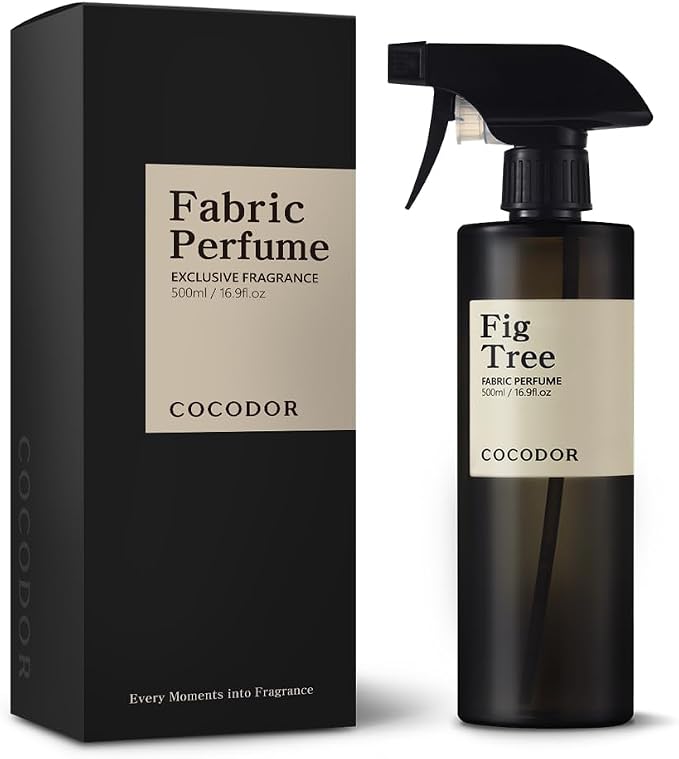 COCODOR Fragrance Room Spray/Fig Tree/ 16.9oz(500ml) / Made with Essential Oils, scented room closet fabric odor eliminator spray