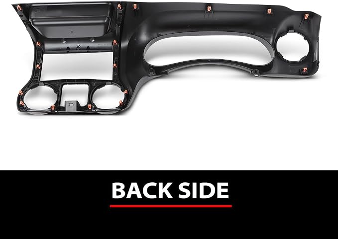 DOTCOM Dash Instrument Cluster Panel Bezel Fit Jeep Wrangler 2011-2014 | Instrument Cluster Trim Panel Bezel,Polypropylene Material,Black Finish, Fit Jeep Wrangler 2011-2014
