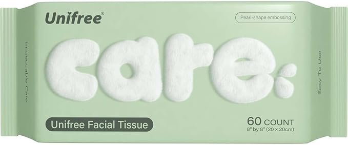 Unifree Facial Towel l Disposable Dry Wipes l 4 -pack Value Pack, 240 Count Towel,Absorbent,Reusable, Soft, Comfort Skincare