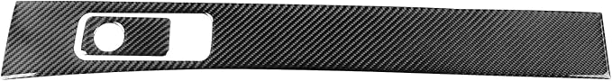Real Carbon Fiber Trim for Honda Accord Accessories | for 2003 2004 2005 2006 2007，Passenger Storage Glove Box Switch Panel，Thick Overlay Sticker Decal